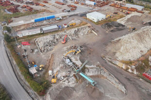 粉砕・選別施設全体